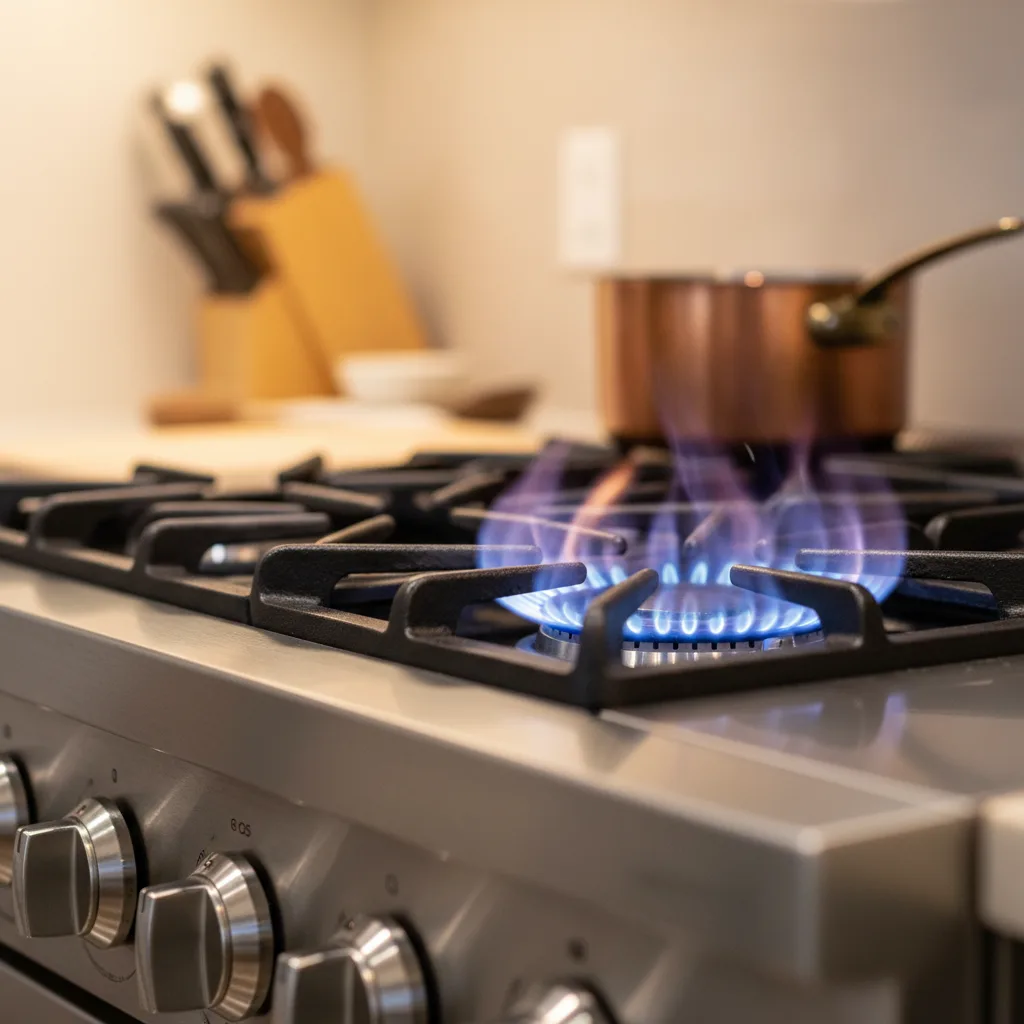 BlueStar range burner repair and altitude calibration